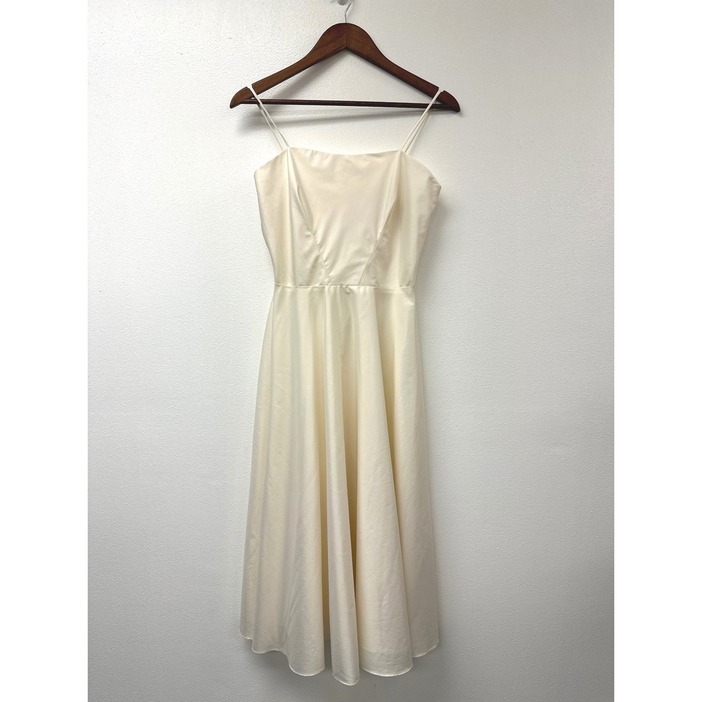 Vintage 1970s Amy Rose Romantic Prairie Coat &‎ Dress Set Cream S/M - Picture 7 of 12